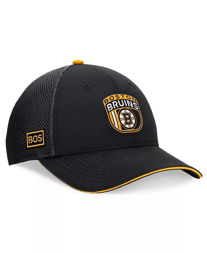 

Мужская черная бейсболка Boston Bruins 2024 NHL Draft on Stage Trucker Adjustable Hat Fanatics