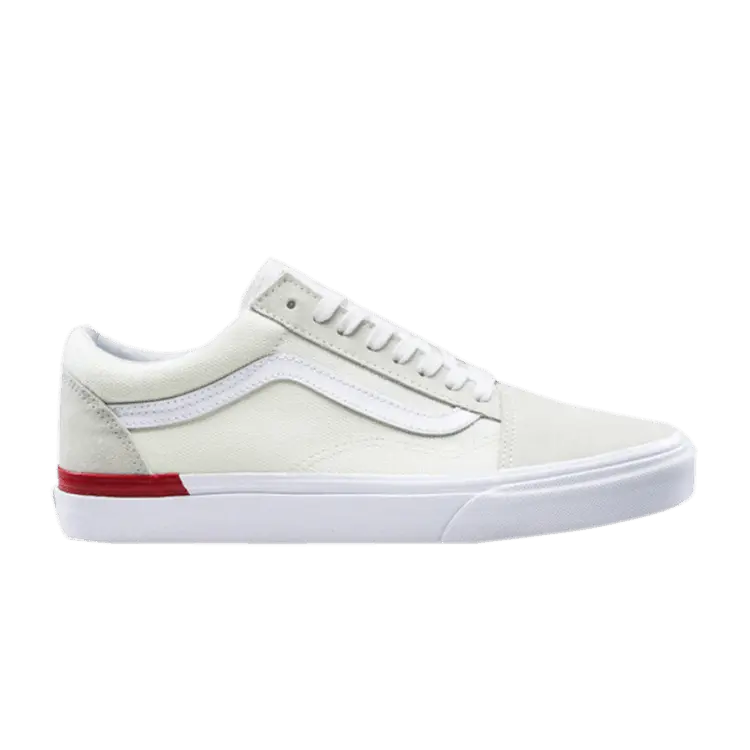 

Кроссовки Vans Old Skool, Split Foxing - White Red