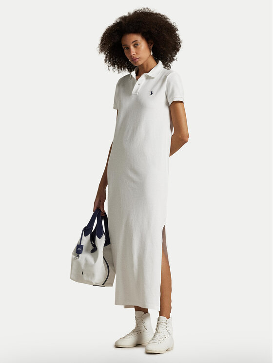 

Платье на каждый день стандартный крой 211968291001 Polo Ralph Lauren, белый