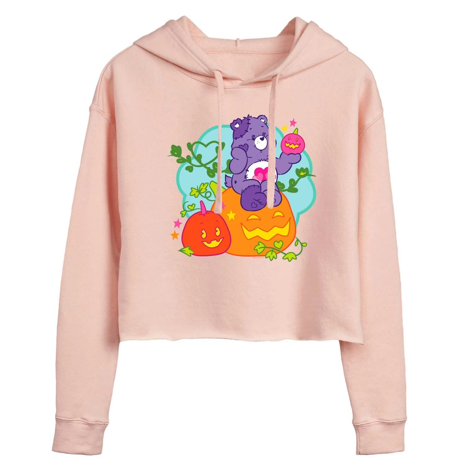 

Укороченное худи с тыквой для подростков Care Bears Licensed Character, розовый