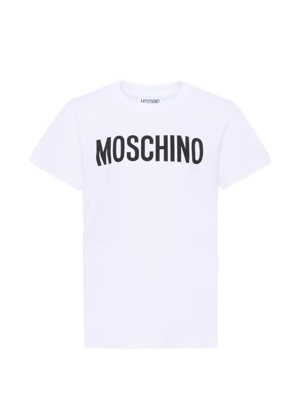 

Футболка с логотипом Moschino Kids, белый