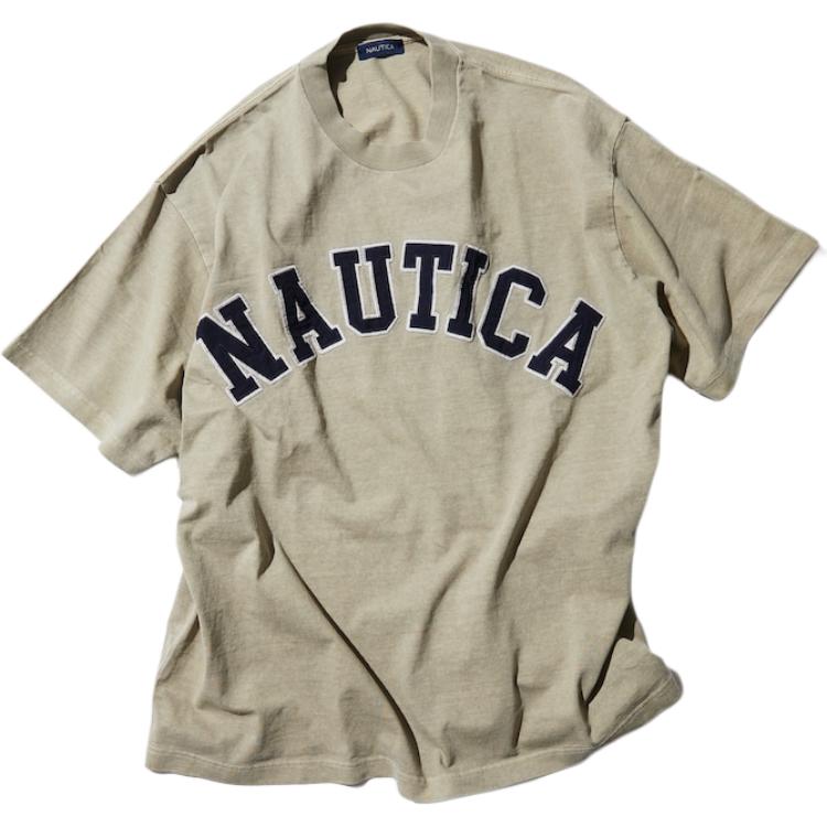 

Футболка SS25 мужская NAUTICA JAPAN, Light Umber, Желтый, Футболка SS25 мужская NAUTICA JAPAN, Light Umber