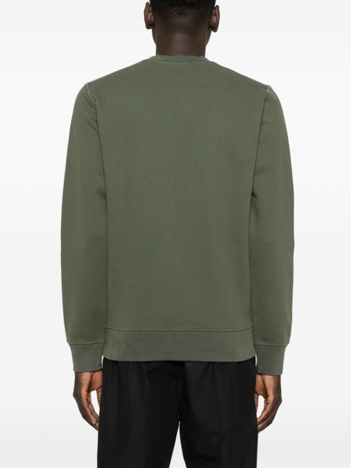 Stone Island толстовка из органического хлопка, зеленый — фото 4