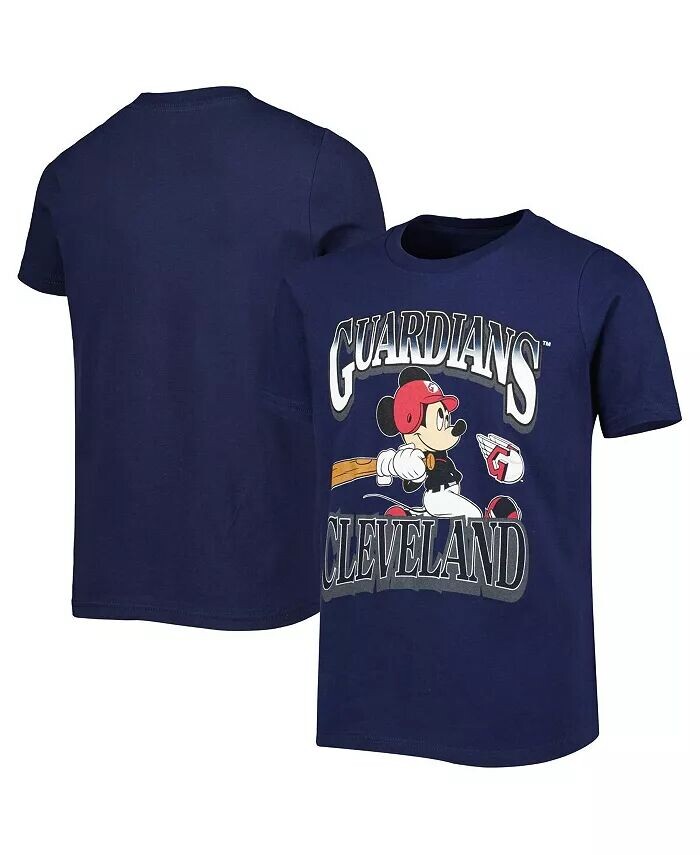 

Темно-синяя футболка Big Boys Cleveland Guardians Disney Game Day Outerstuff