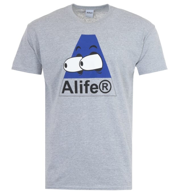

Футболка с логотипом Bugged Out Alife, серый