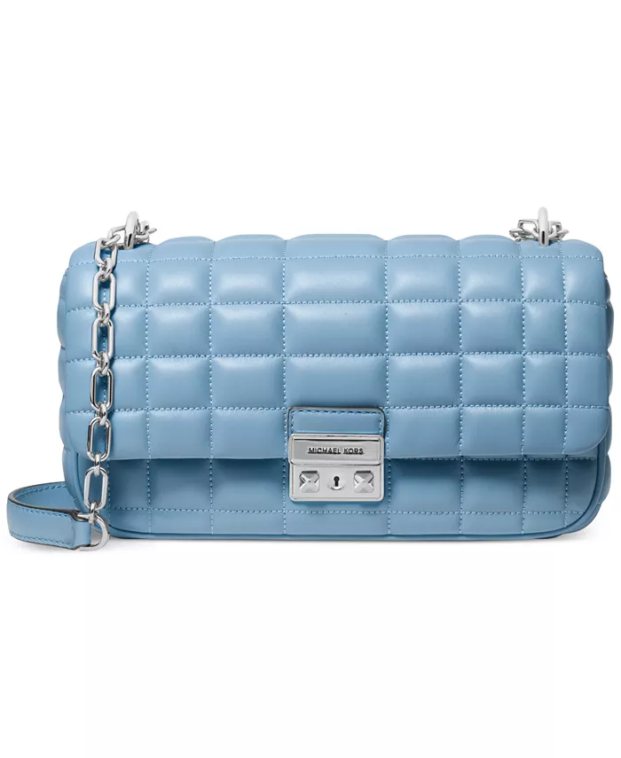 

Сумка-трансформер на цепочке Tribeca Large Convertible Michael Kors, синий