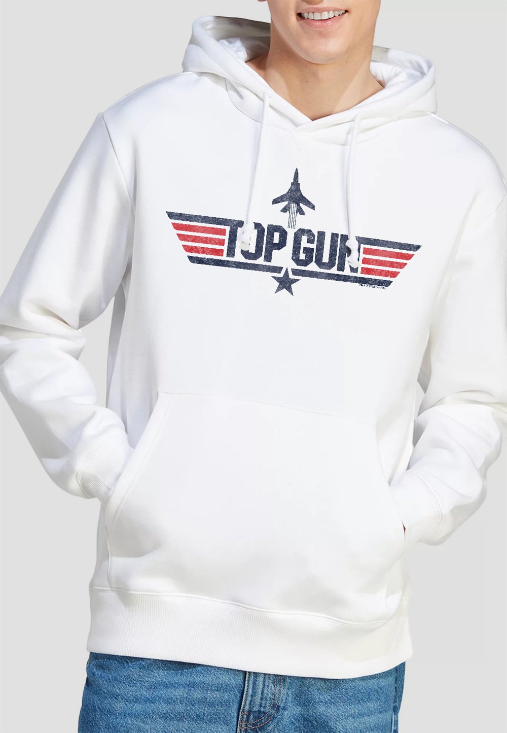 

Толстовка TOP GUN LOGO Cotton Soul, белый