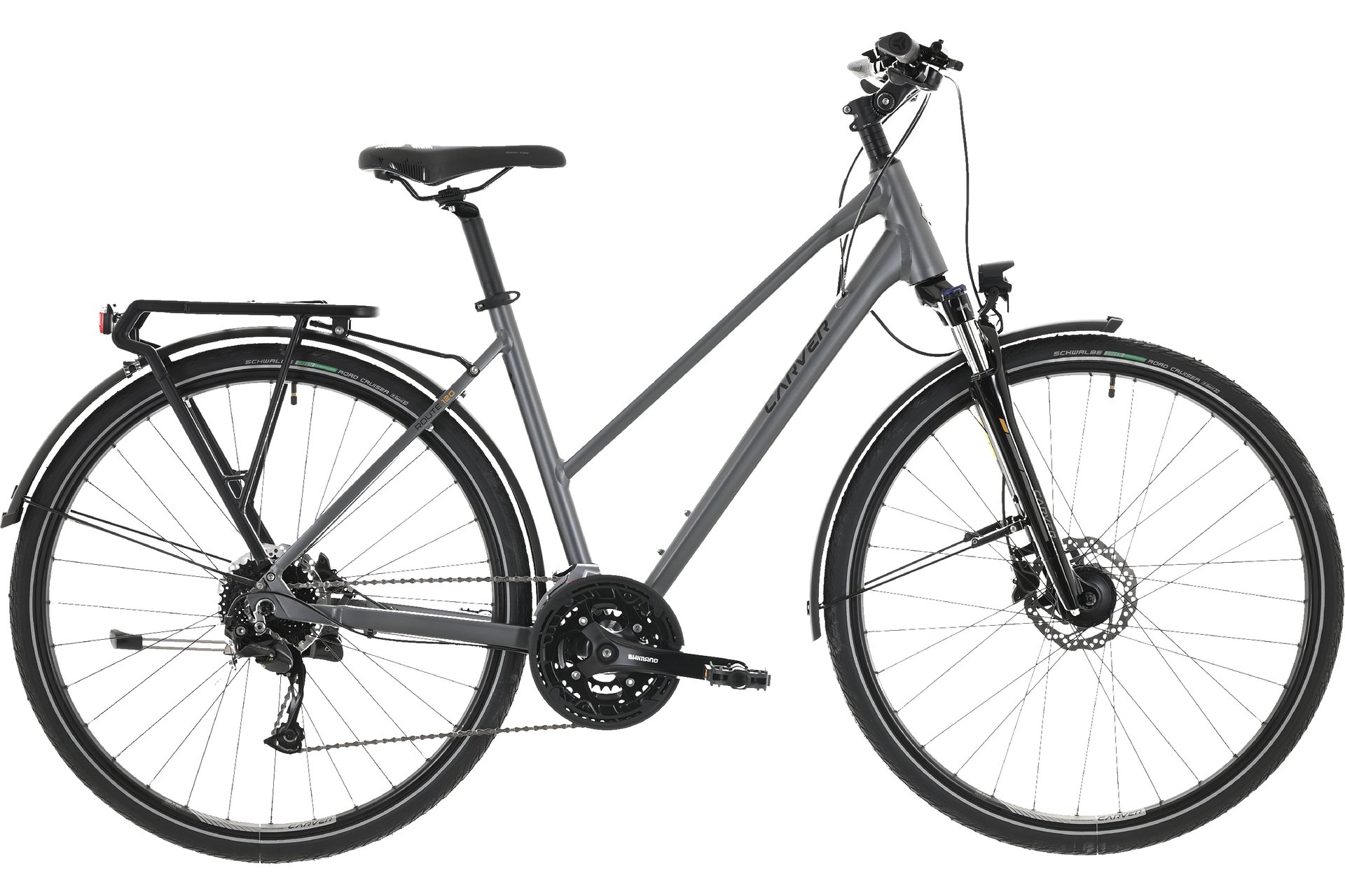 

Треккинговый велосипед Carver Route 120 - 28 дюймов - Damen Sport - 2024, цвет Grau|darkanthracite black gold