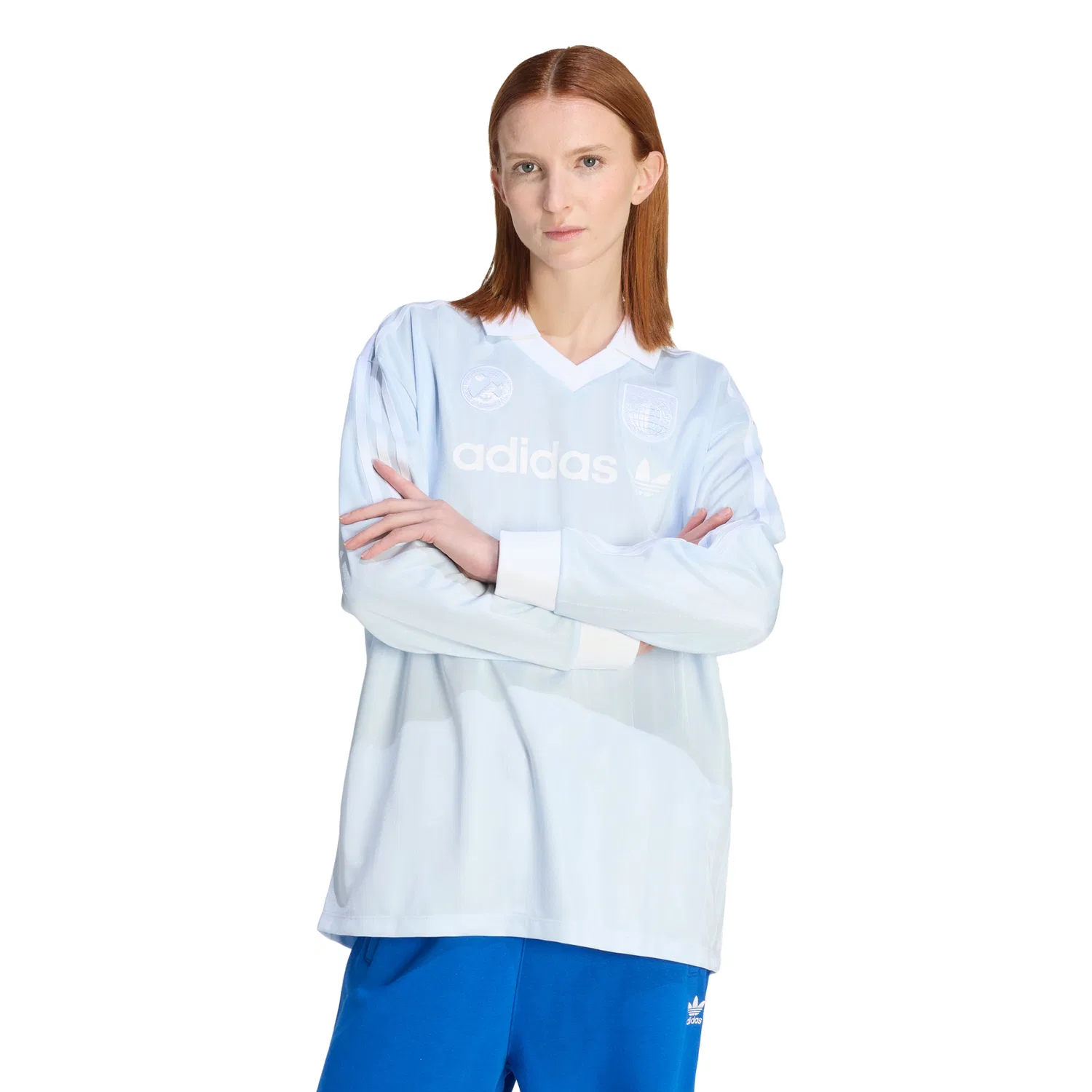 Футболка с длинным рукавом для футбола Crystal Sky от Adidas — фото 4