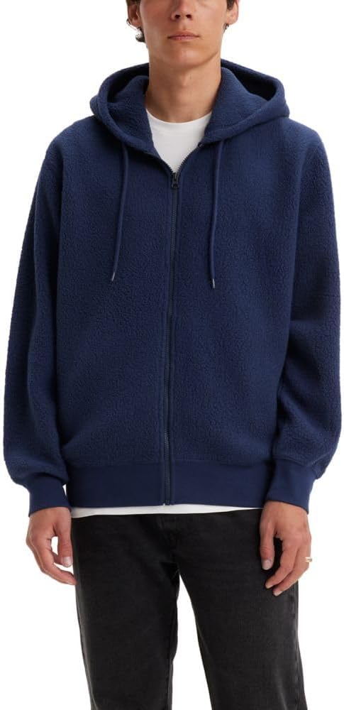 

Мужские толстовки Levi's из искусственной шерсти на молнии, Naval Academy