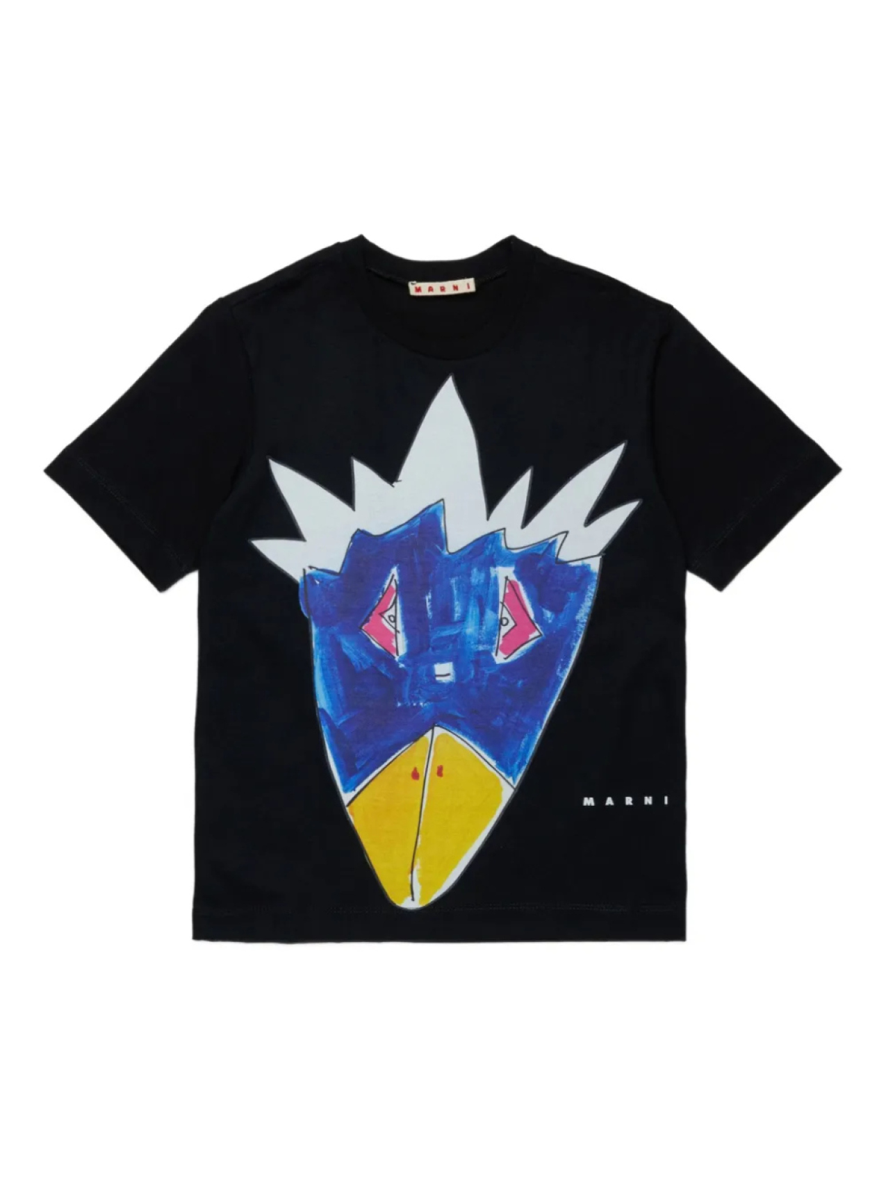

Футболка Marni Kids из хлопка, черный