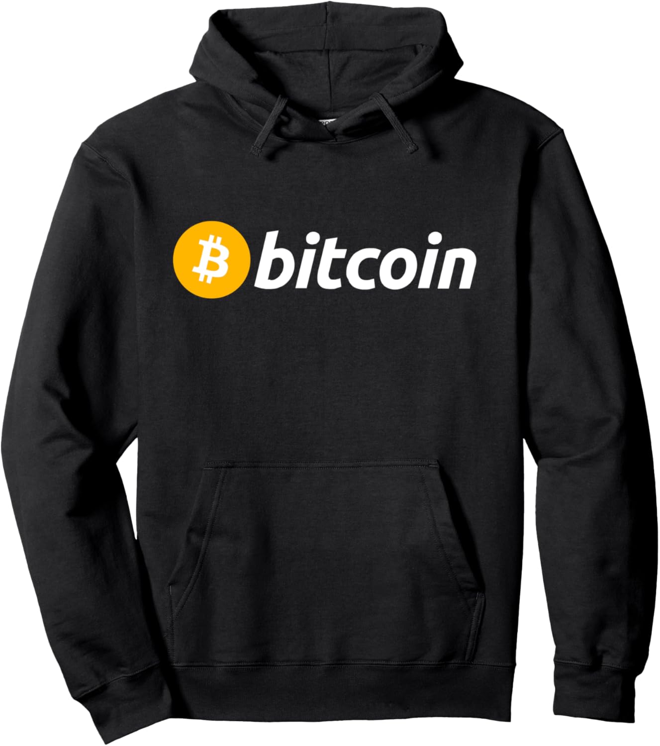 

Криптографическая валюта Bitcoin, толстовка с логотипом Bitcoin Bitcoin Tees & Apparel Co., Ltd., черный