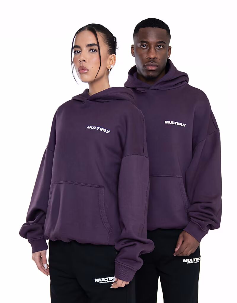 

Multiply Apparel - Multiply - Толстовка свободного кроя в фиолетовом цвете