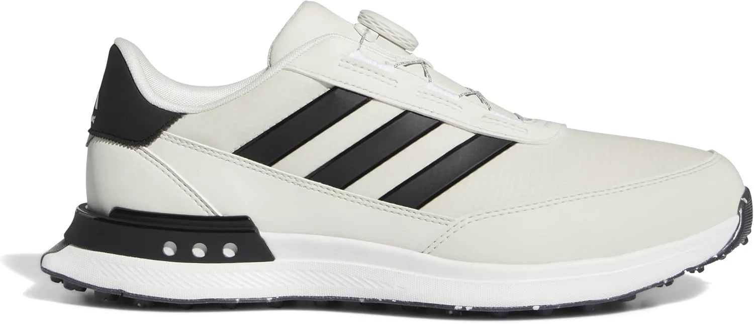 Мужские гольф-ботинки Adidas S2G 24 Boa без шипов, серый/черный/белый — фото 4