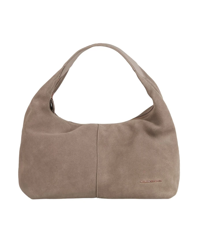 

Сумка Chloe через плечо из темно-бежевой замши Alexander Smith, бежевый