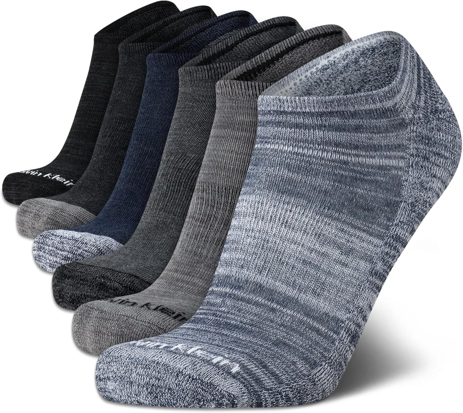 

Мужские носки Calvin Klein No Show - 6 пар мягких хлопковых носков с низкой посадкой, мягкие, для мужчин, для занятий спортом и бега, Assorted