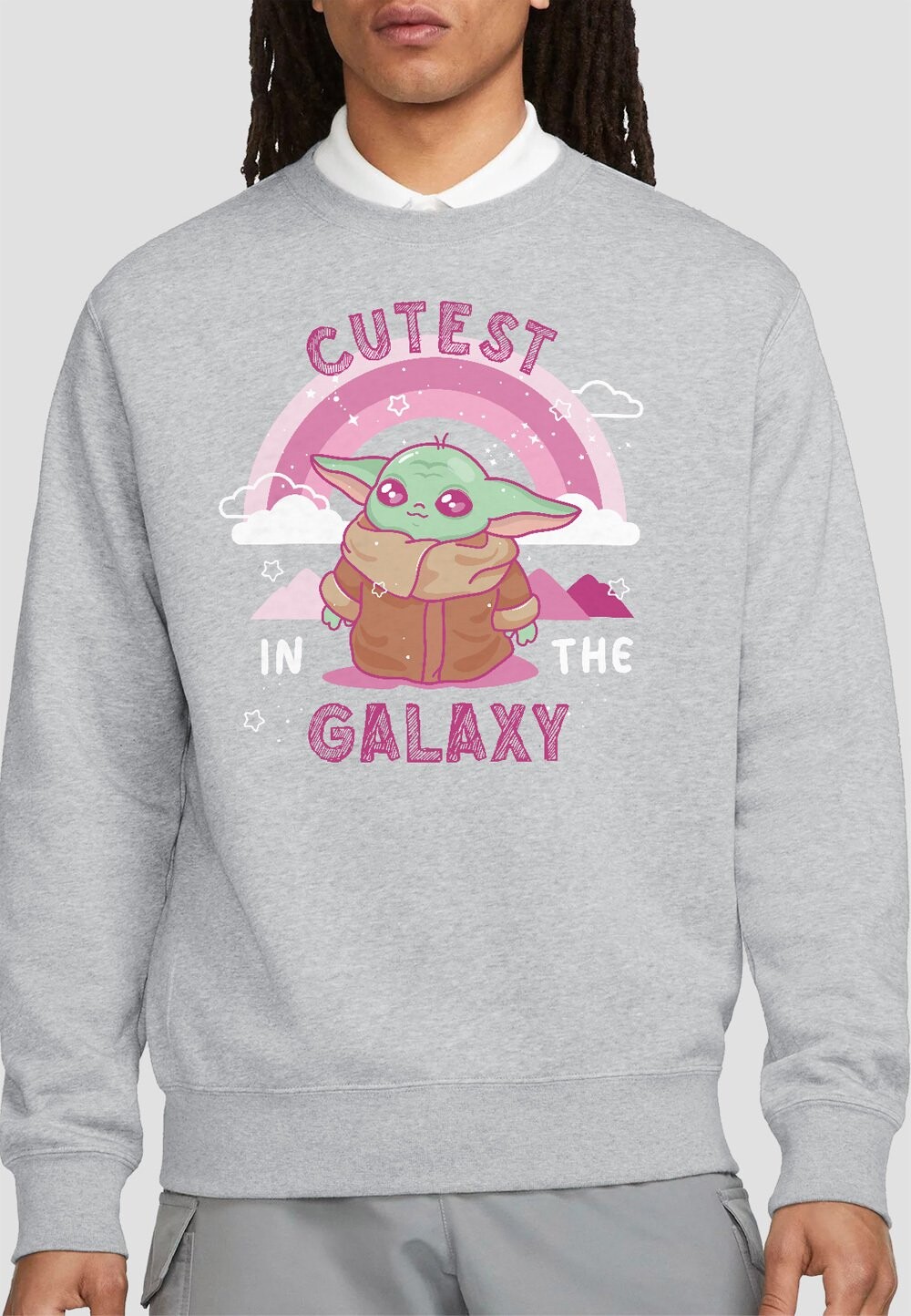 

Толстовка STAR WARS GROGU CUTEST IN THE GALAXY Star Wars, серый