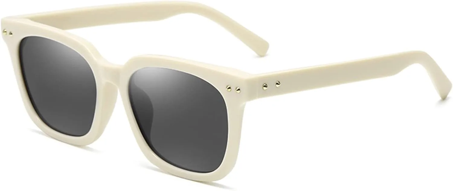 

Квадратные солнцезащитные очки в крупной оправе, модные, для мужчин и женщин, для отдыха на природе, отпуска и пляжа (Цвет: C, Размер: Средний) MTZJH, One Color