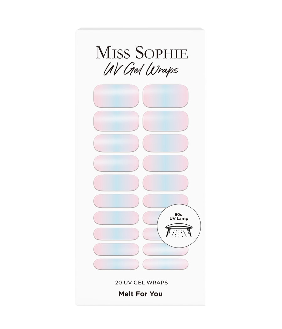 

Фольга для ногтей Miss Sophie UV Gel Wraps Melt For You, Melt For You, 20 шт.