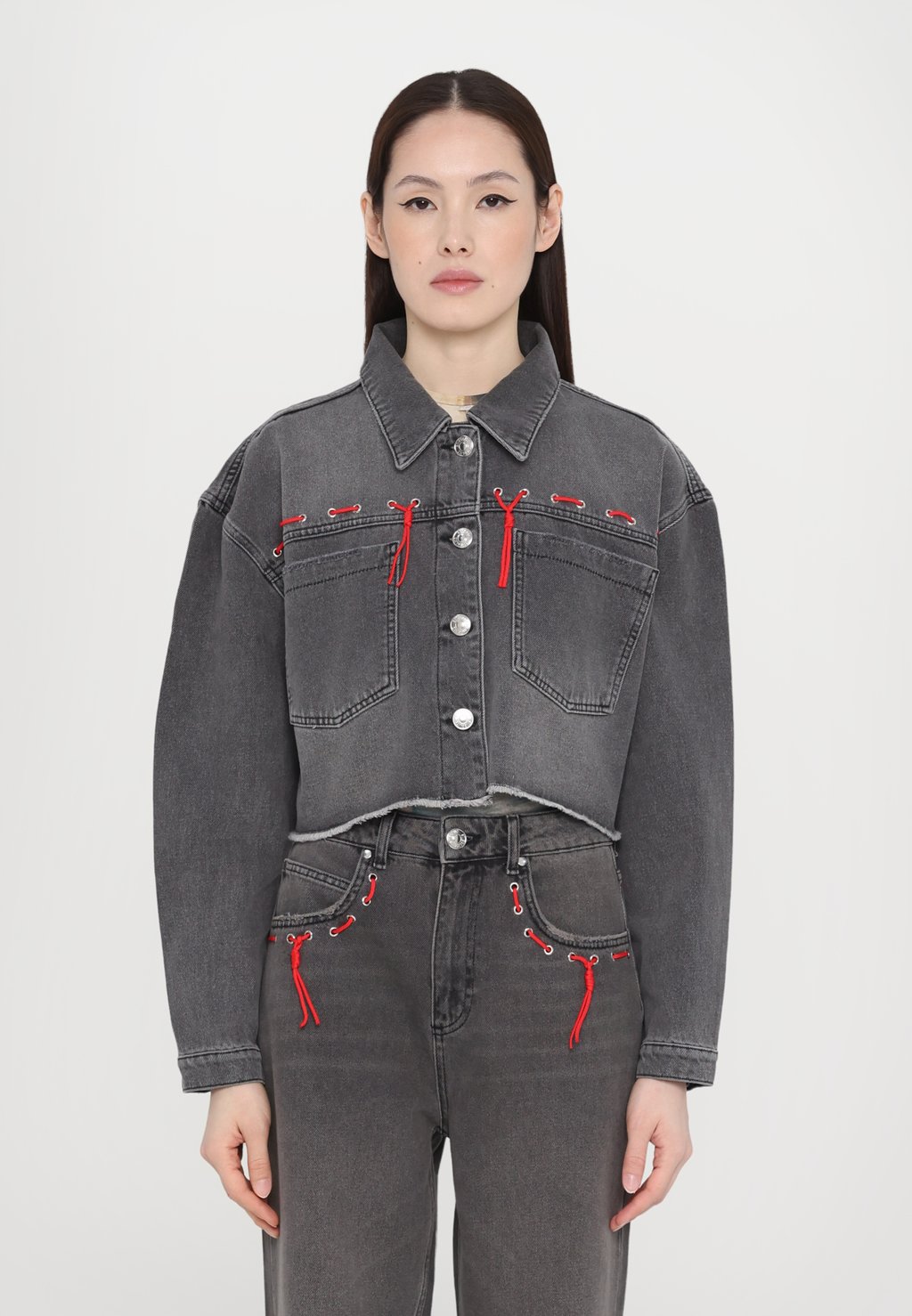 

Джинсовая куртка JOLIE CROPPED JACKET Stieglitz, черный