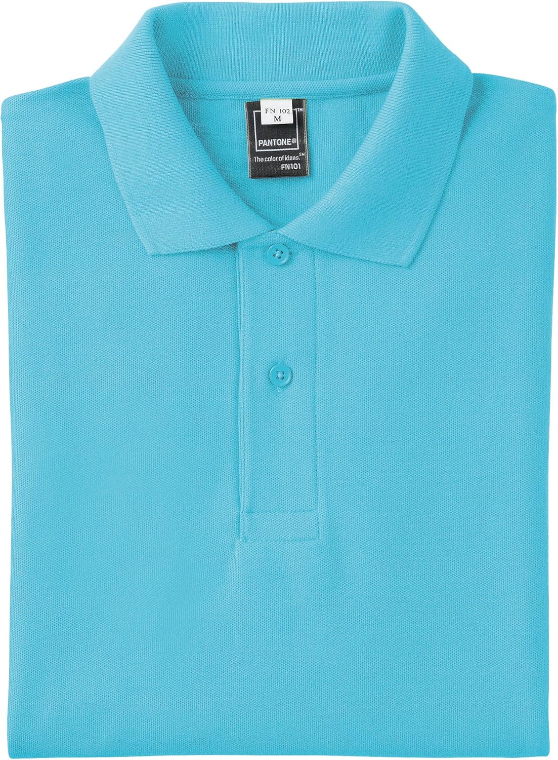 

Футболка-поло с коротким рукавом Pantone FNP101, унисекс, с карманами