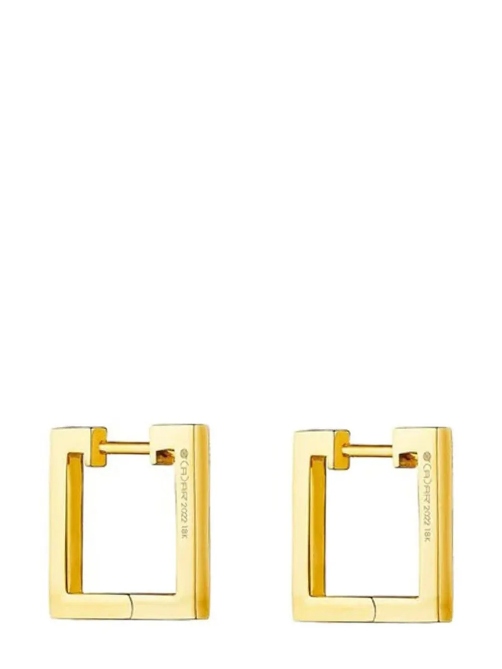 

Серьги-кольца Foundation из желтого золота Cadar, золотой