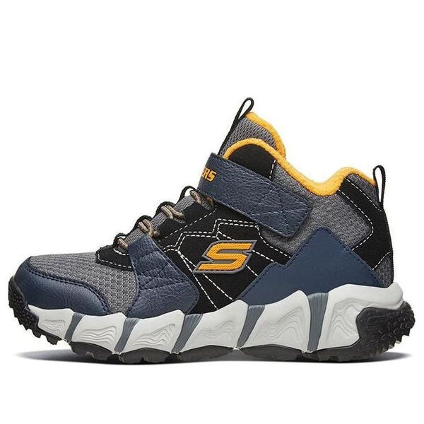 

Кроссовки velocitrek mid peak athletic shoes 'grey blue yellow' Skechers, серый