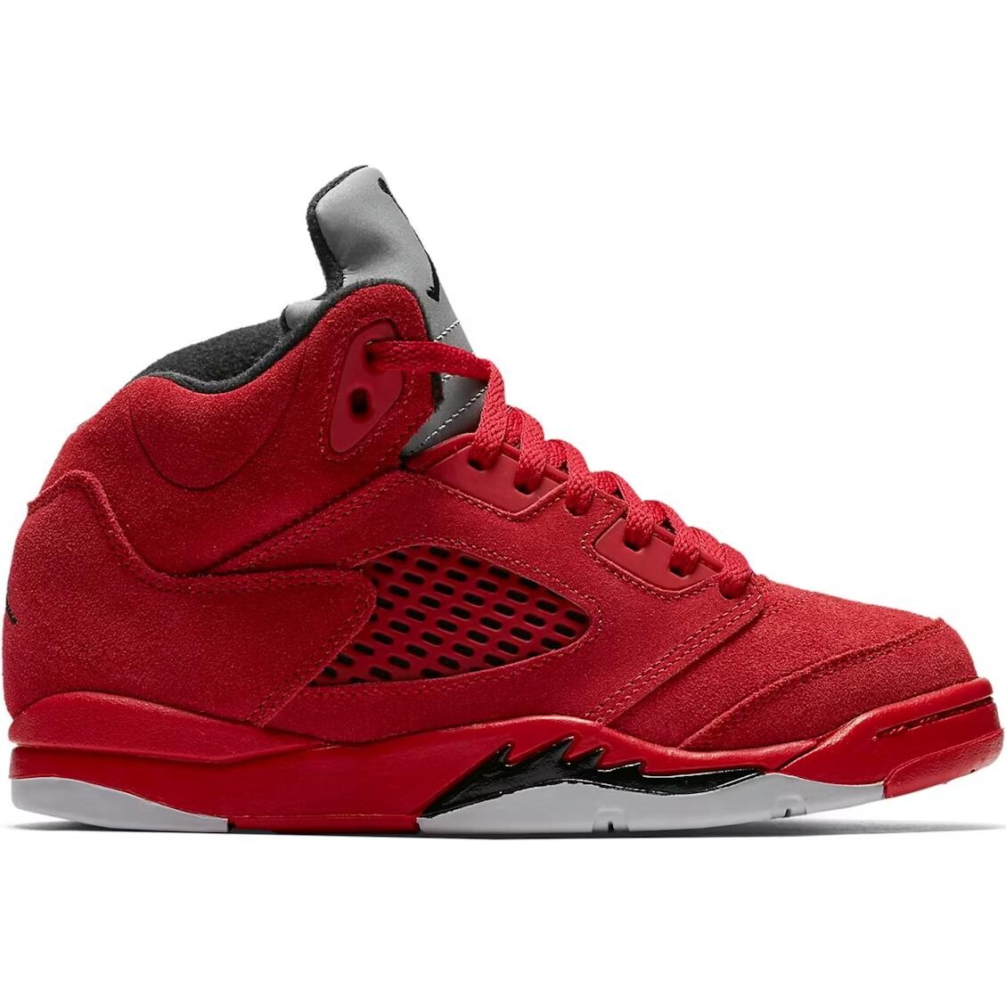 Баскетбольные кроссовки Air 5 Kids для детей Jordan, цвет University Red/Black — фото 2