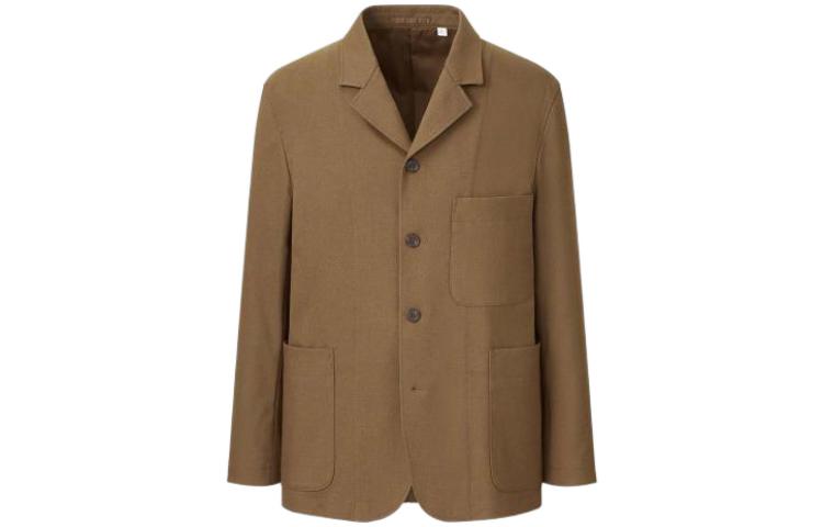 

UNIQLO Куртка FW21 унисекс кофе, Coffee