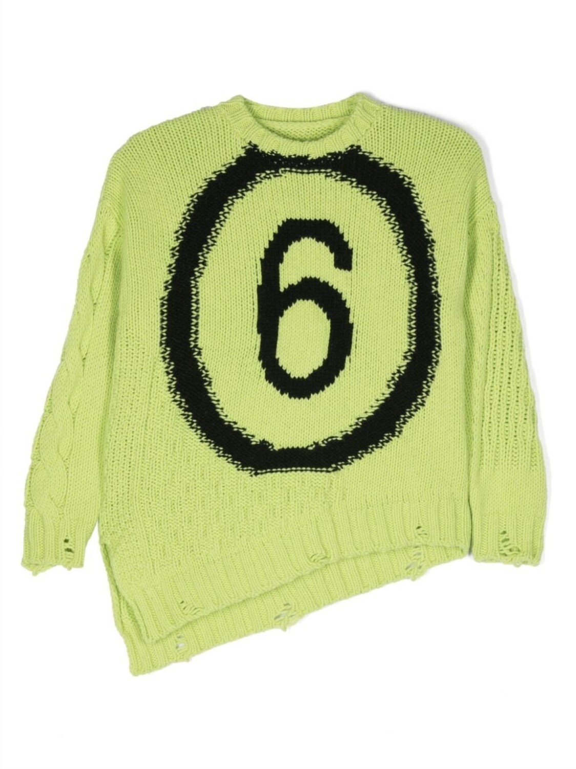 

MM6 Maison Margiela Kids джемпер с логотипом, зеленый