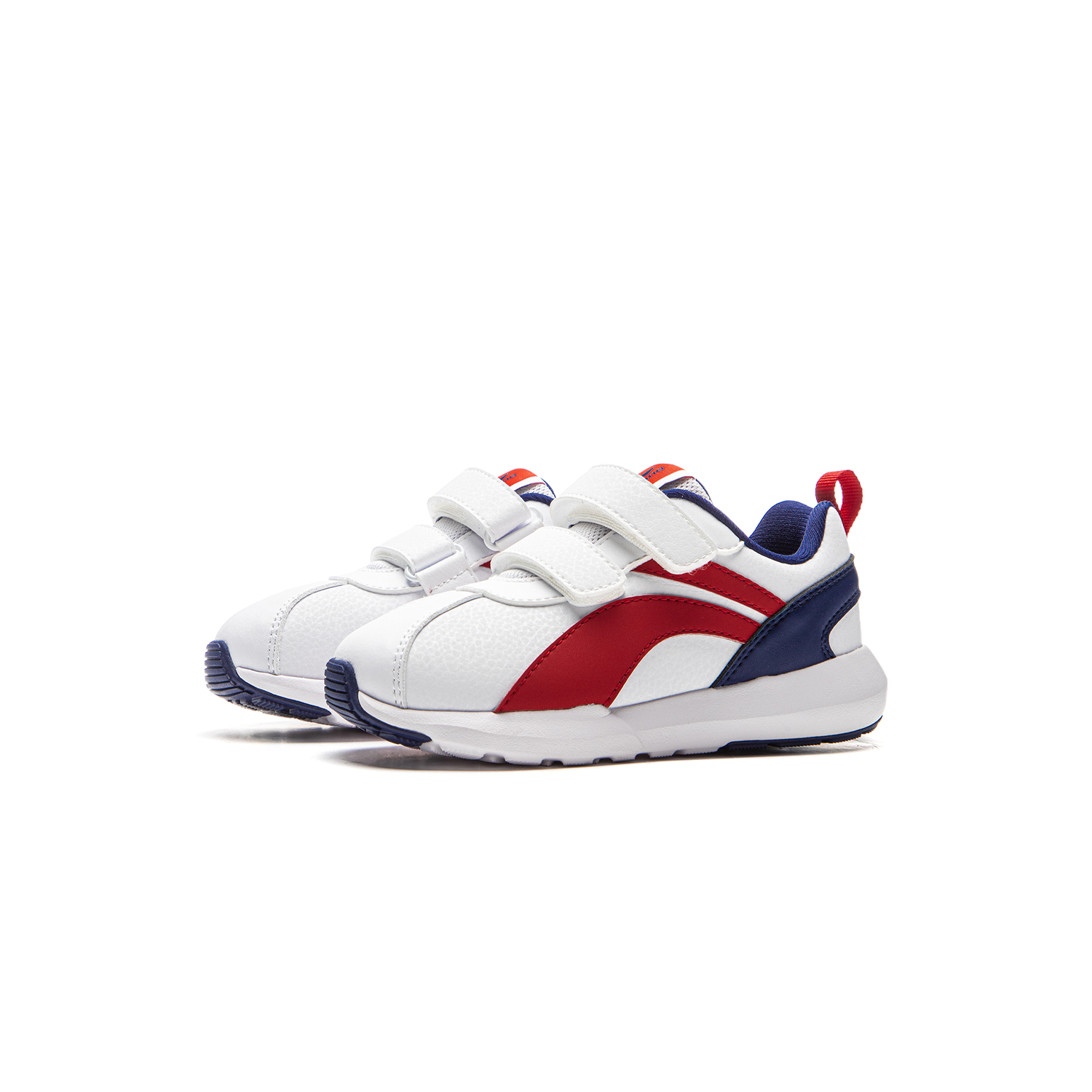 LINING YOUNG Детские повседневные кроссовки Sports Life Collection белый красный синий — фото 4