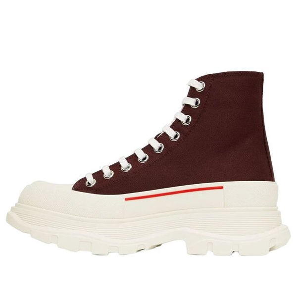 

Кроссовки tread slick boots 'burgundy white' Alexander Mcqueen, бургундия, Белый, Кроссовки tread slick boots 'burgundy white' Alexander Mcqueen, бургундия