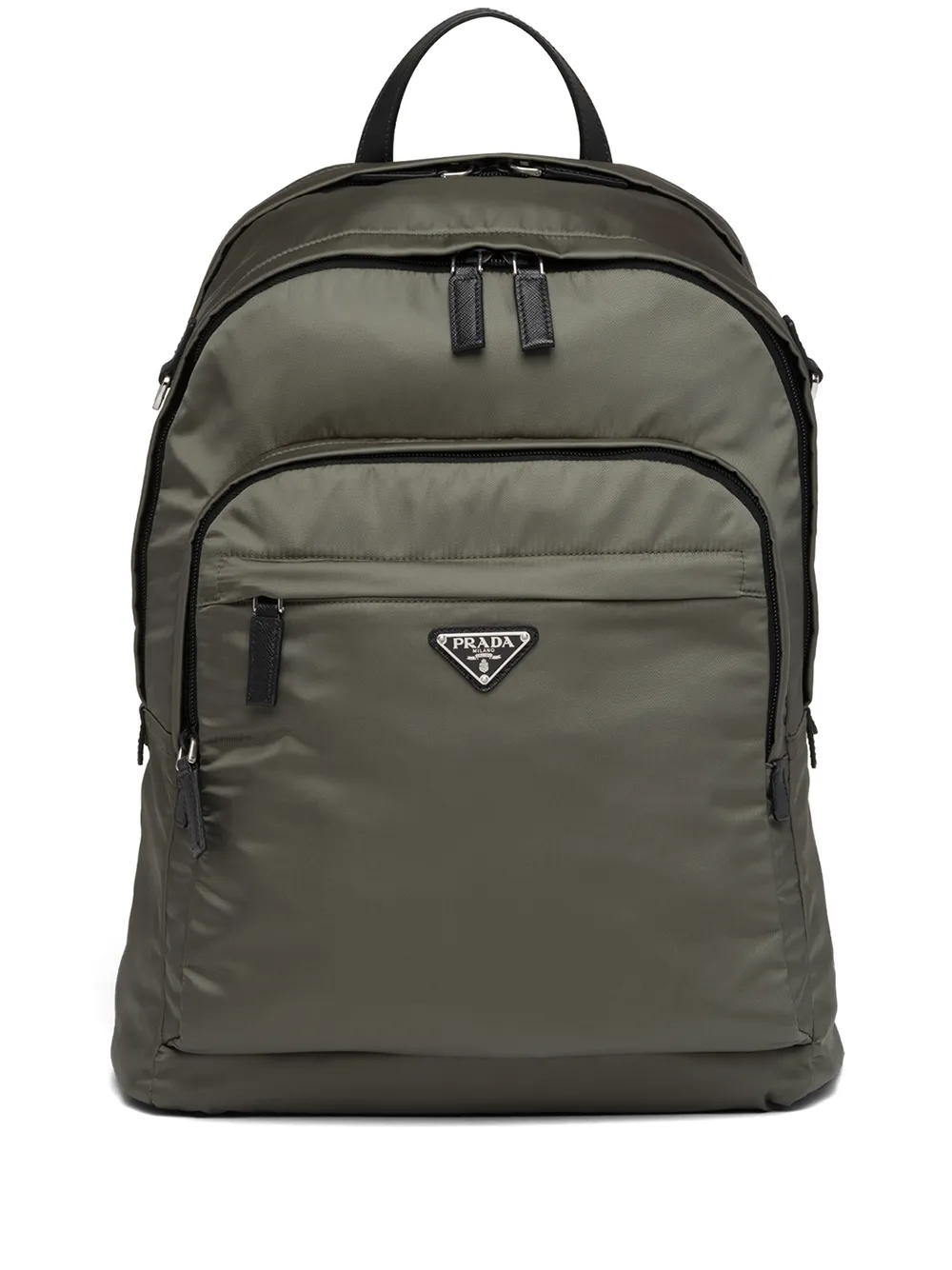 

Рюкзак Re-Nylon с логотипом Prada, зеленый