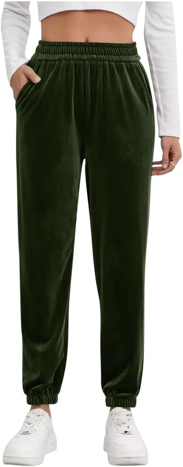 

Высокие женские спортивные штаны с манжетами NaRHbrg