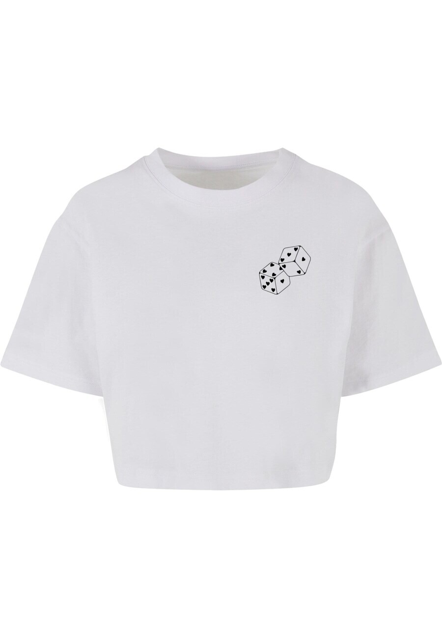 

Футболка Merchcode Shirt Heart Dice, белый