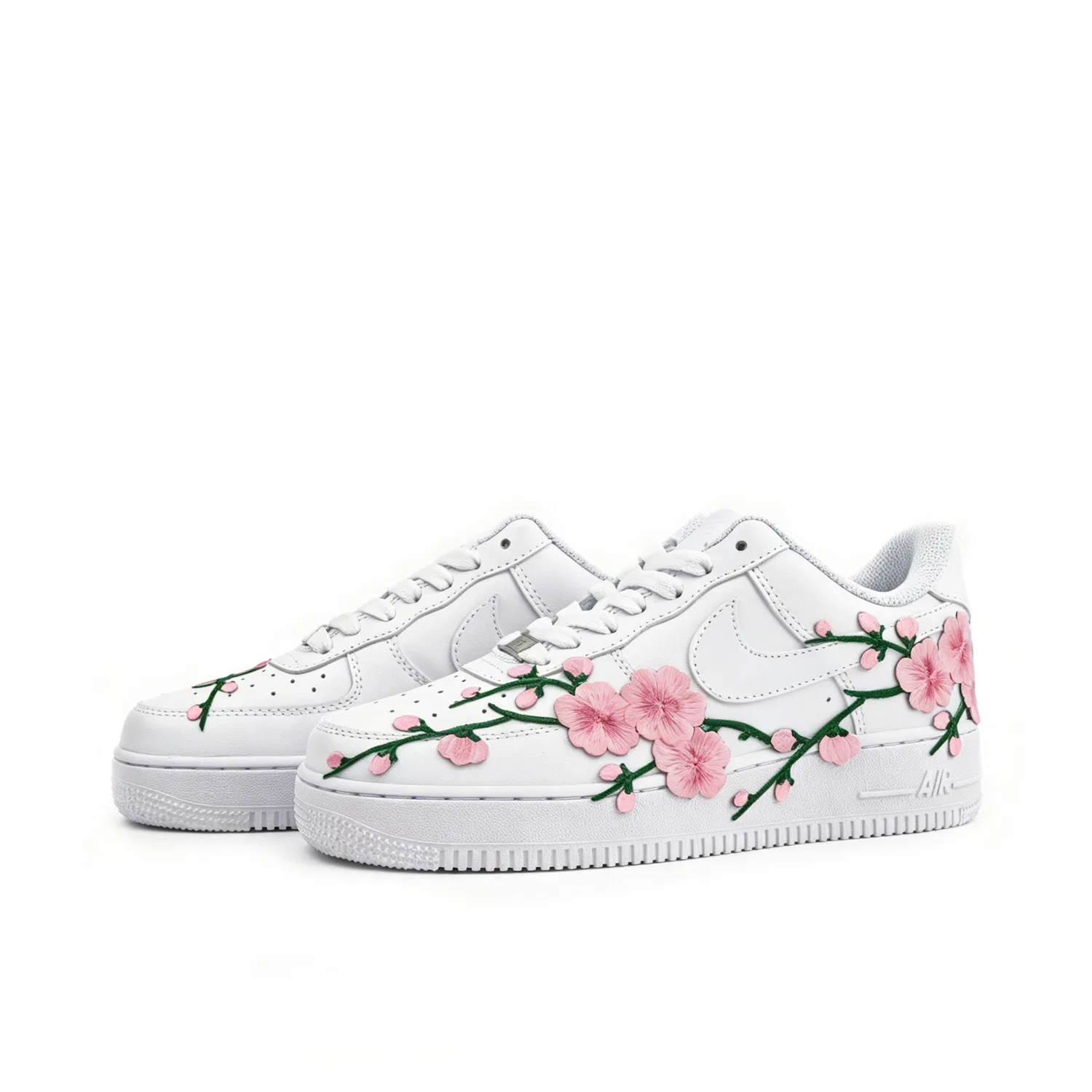 Кроссовки кожаные Nike Air Force 1 White — фото 4