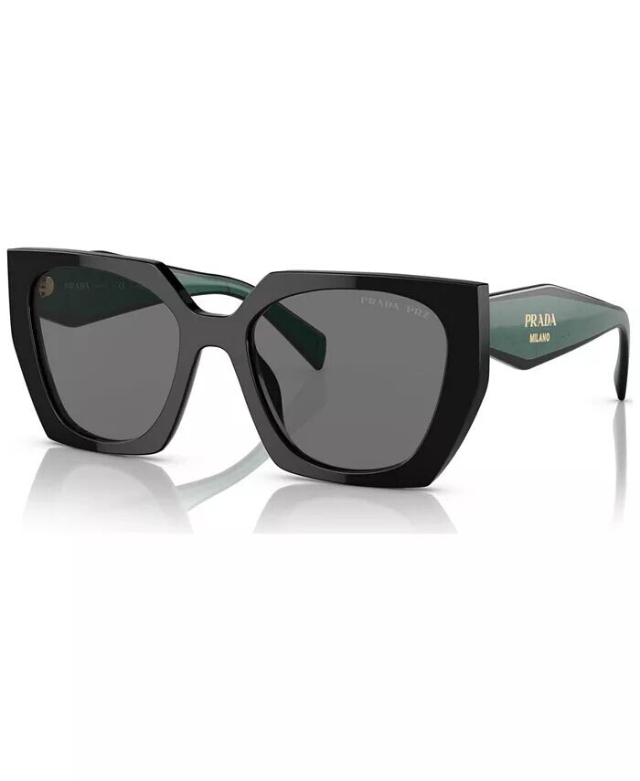 

Солнцезащитные очки женские прямоугольные PRADA, черный