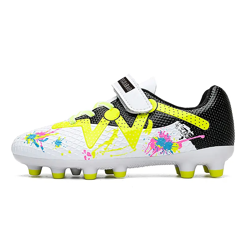 

Футбольные бутсы с низким верхом, противоскользящие, износостойкие, с отскоком, дышащие, быстросохнущие, детские Yi Jiabao, белый