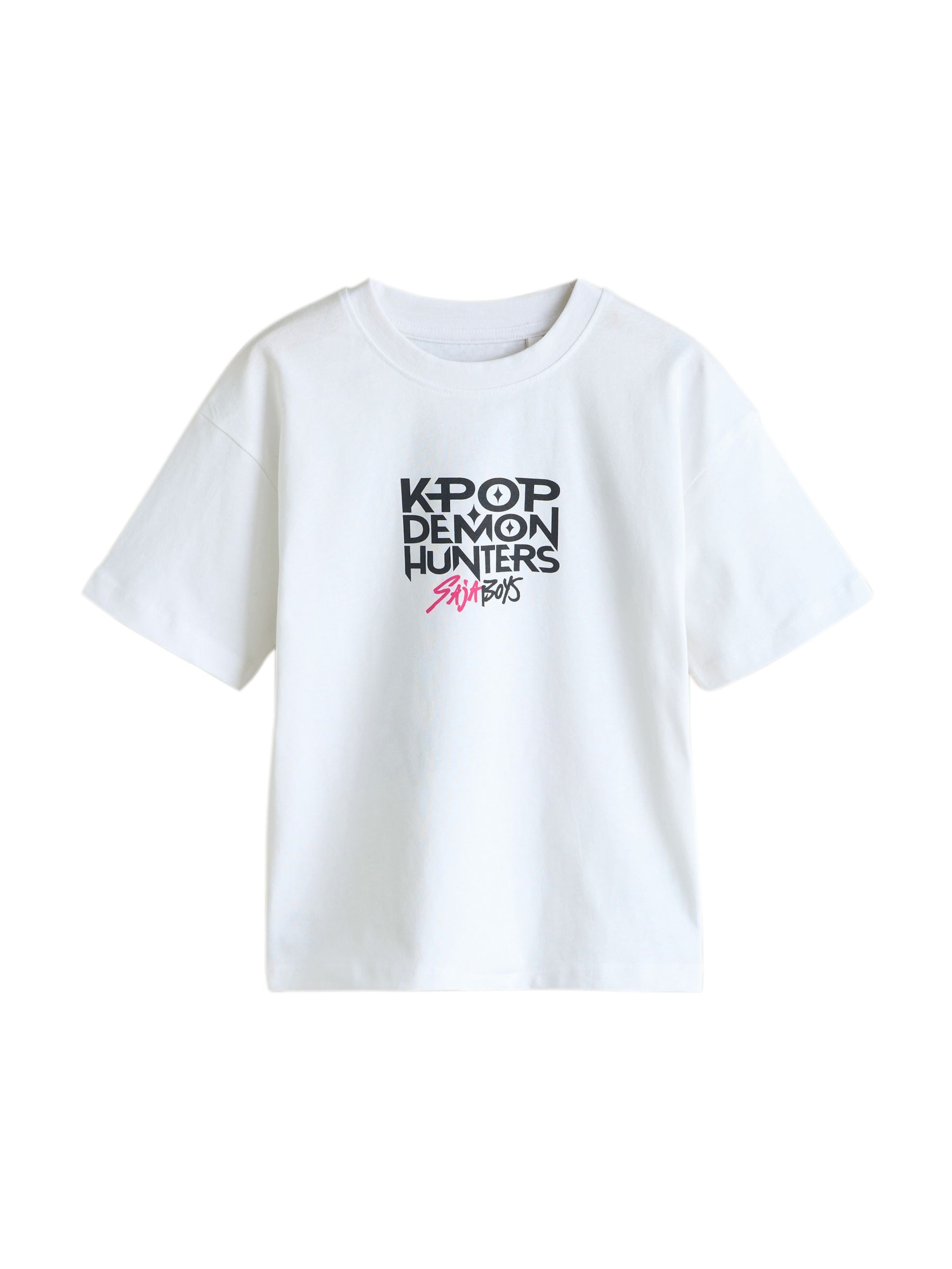 

Next Футболка 'KPOP Demon Hunters' в белом цвете