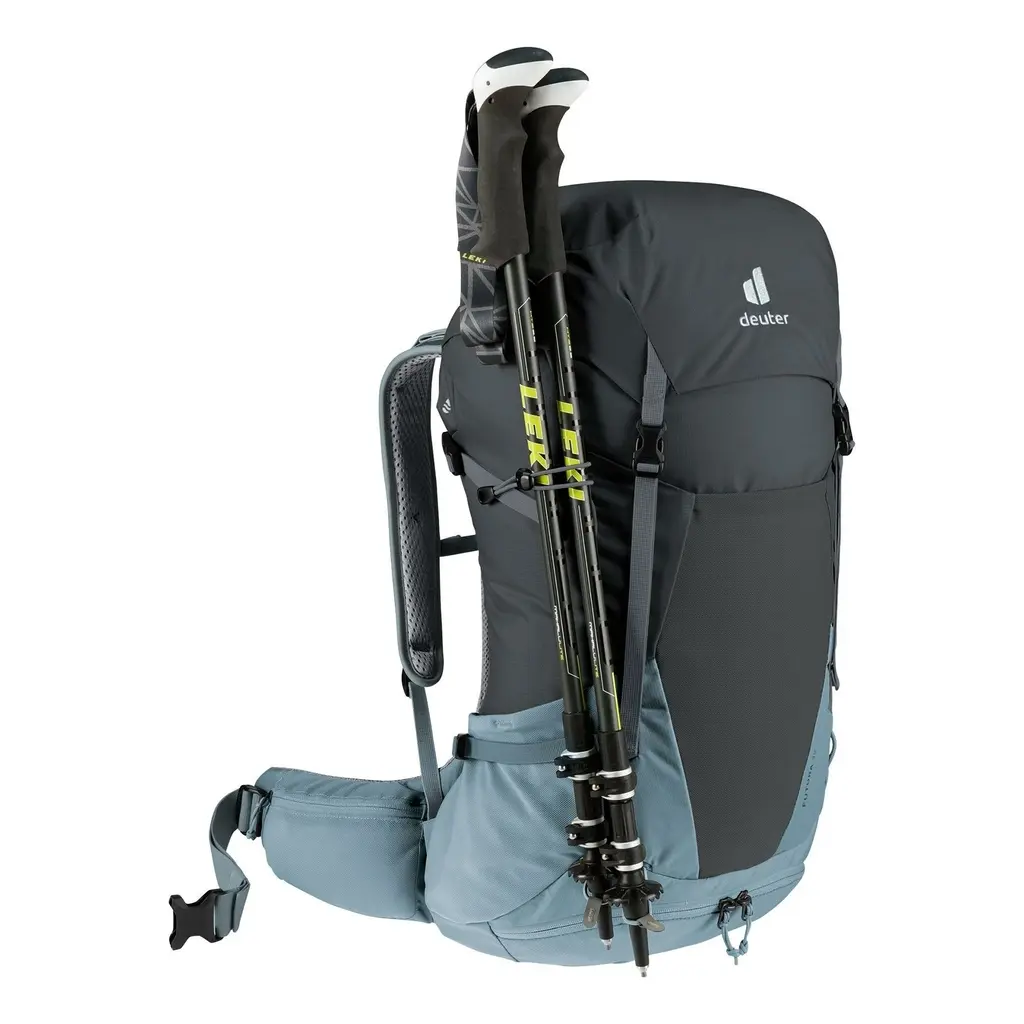 

DEUTER 32-литровый синий унисекс рюкзак для активного отдыха из переработанного волокна, Lake Blue & Black