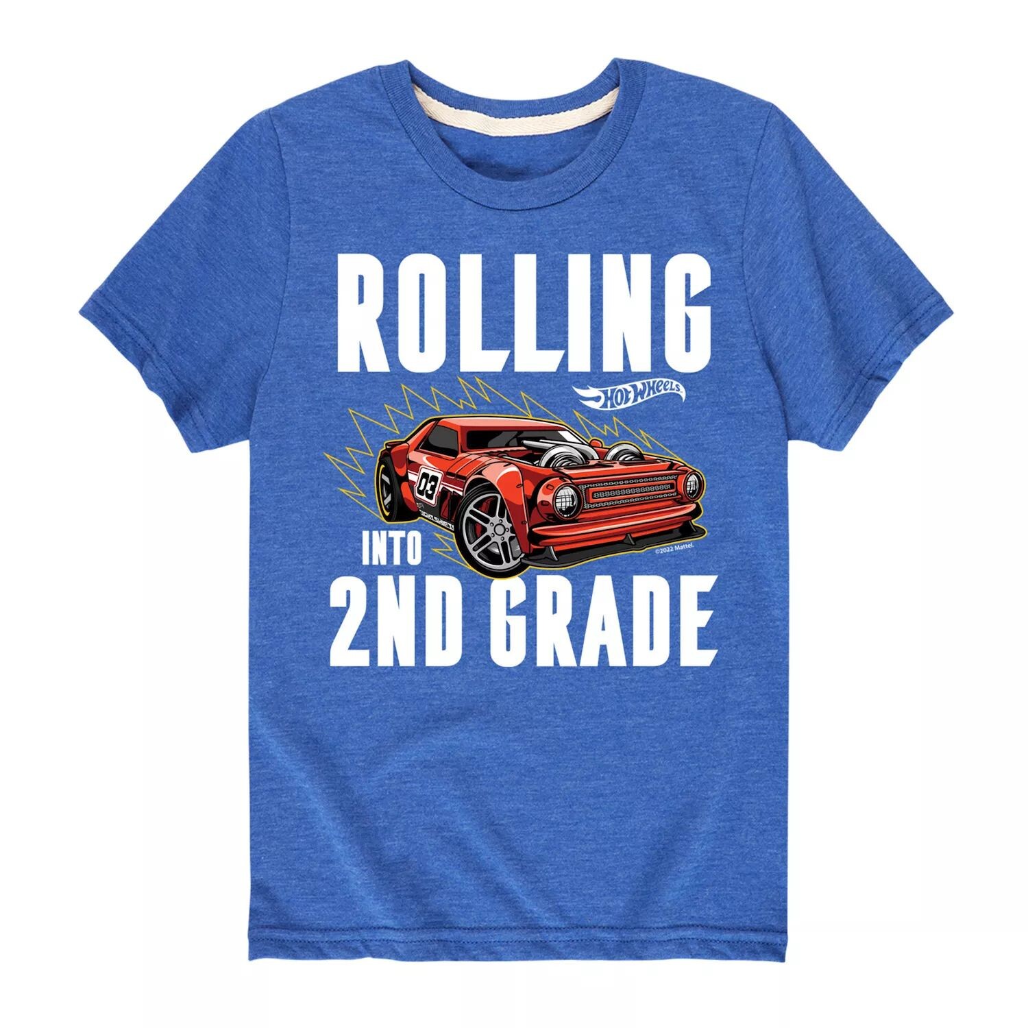 

Футболка с рисунком Hot Wheels Rolling для мальчиков 8–20 лет, 2-й класс Hot Wheels, синий
