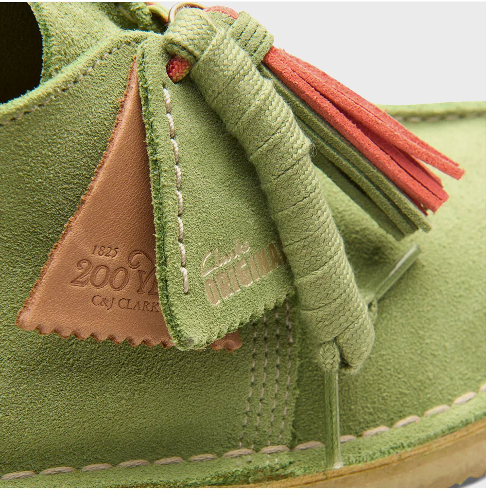 Мужские ботинки Desert Trek, замшевые, цвета яблока, от Clarks Originals — фото 4
