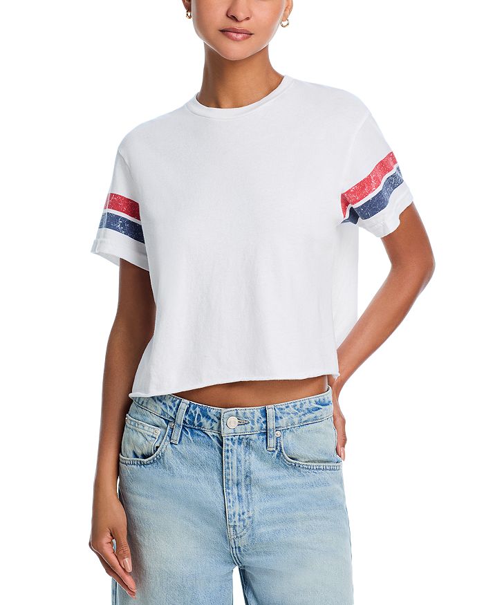 

Лекси Атлетик Полоска Хлопковая Футболка perfectwhitetee, мультиколор