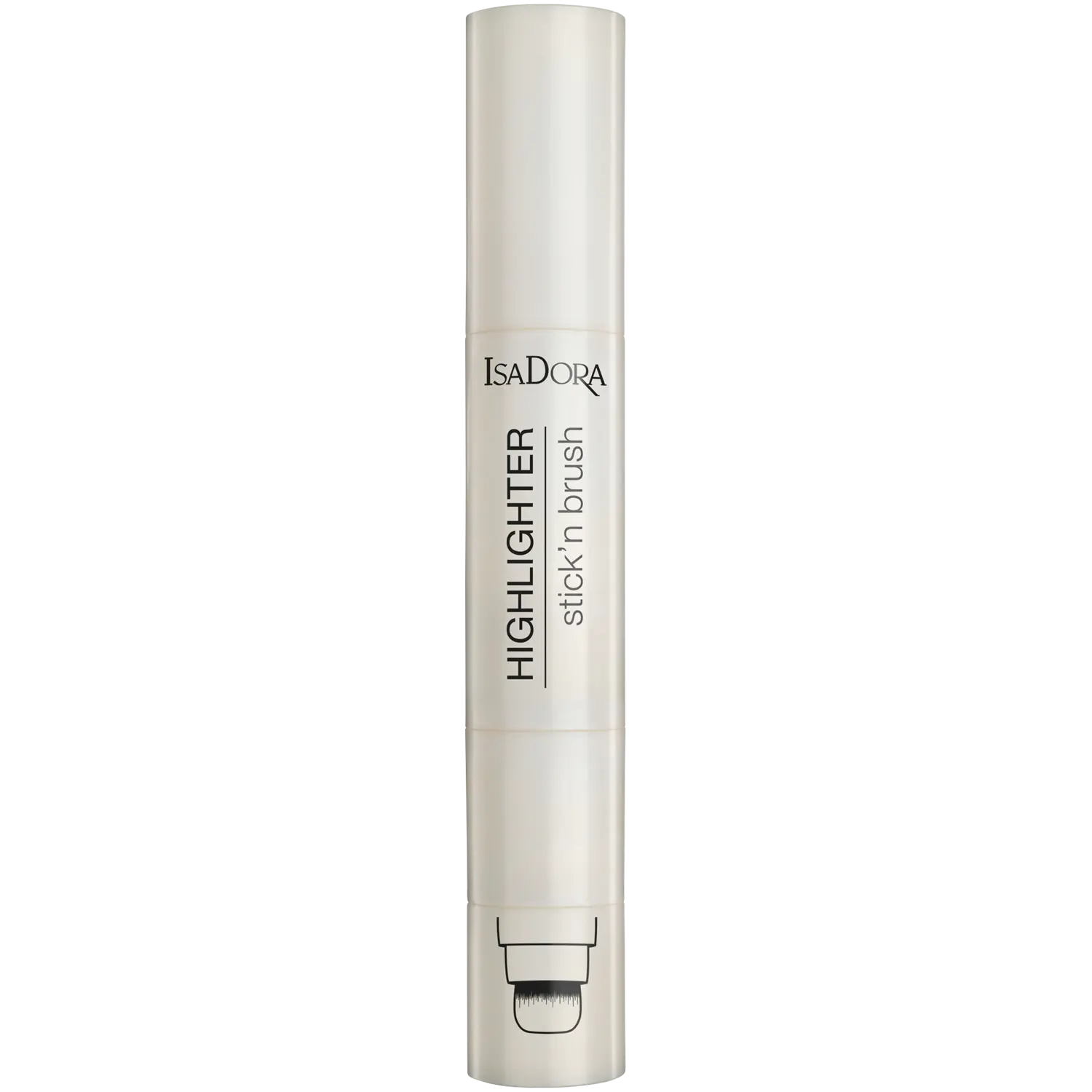 

Стик-хайлайтер для лица 21 сверкающий бежевый Isadora Highlighter, 3,8 гр