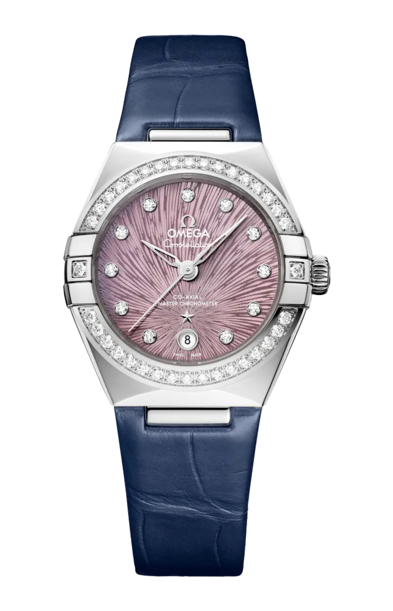 

Constellation 29 мм, сталь на коже - 131.18.29.20.60.001 OMEGA