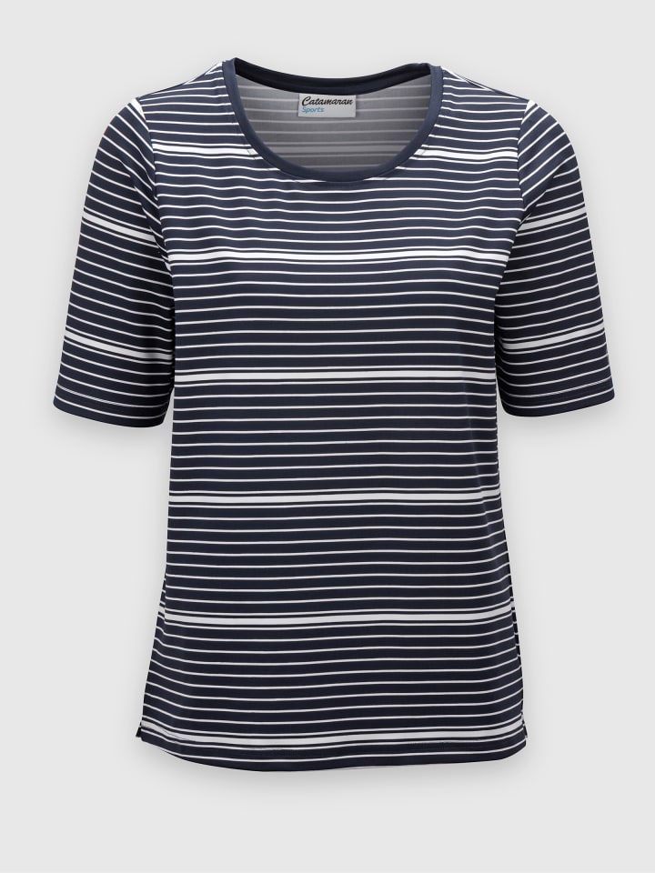 

Функциональная рубашка в темно-синюю и белую полоску WITT WEIDEN