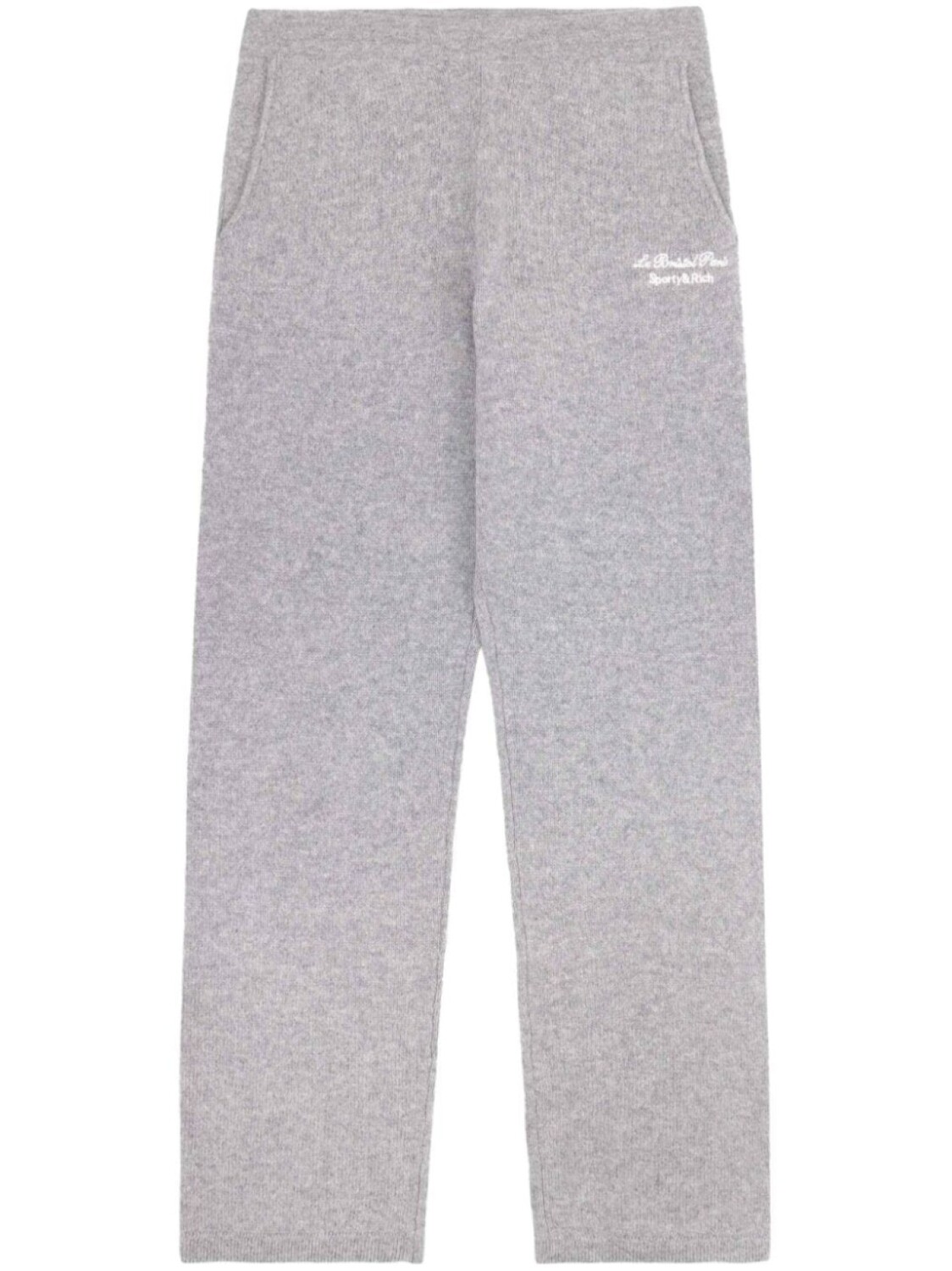 

Sporty & Rich кашемировые брюки Faubourg, серый