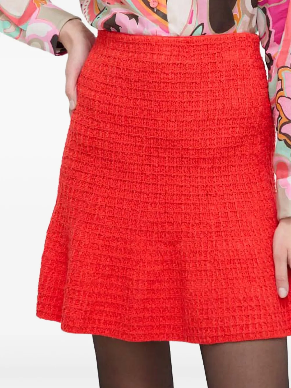 

Фактурная юбка мини Luisa Spagnoli, красный