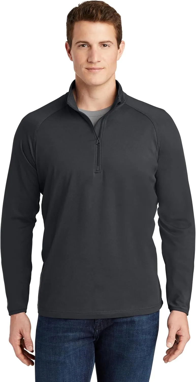 

SPORT-TEK Unisex спортивная футболка Quarter Zip Pullover