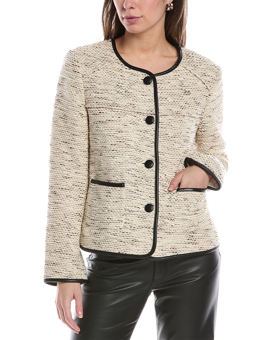

Твидовый пиджак Mirabelle rag & bone, белый